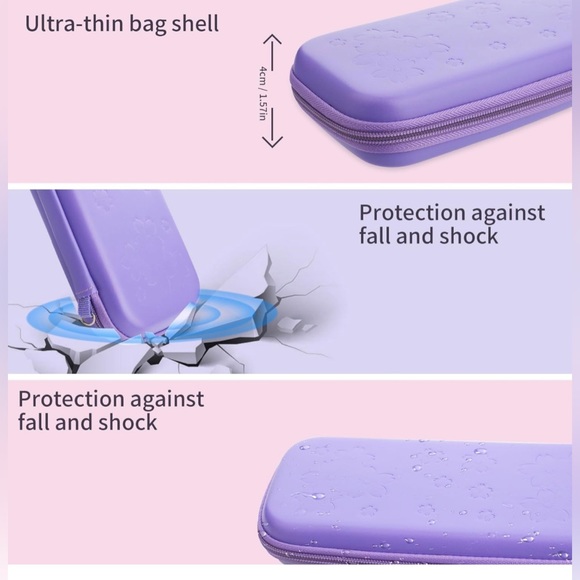 HYPERCASE Purple Carrying Case for Nintendo Switch Lite, LITE ONLY - Picture 5 of 10